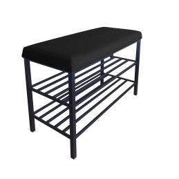 Szafka na buty MG19 czarna – praktyczny regał i półka