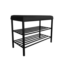Szafka na buty MG19 czarna – praktyczny regał i półka