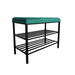 Szafka na buty MG20 czarna – regał i półka do przedpokoju