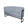 Sofa Glamour BL06 – elegancka z czarną podstawą