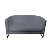 Sofa Glamour BL14 – stylowa z czarną podstawą