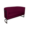 Sofa Glamour MG02 – stylowa z czarną podstawą