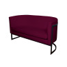 Sofa Glamour MG02 – stylowa z czarną podstawą