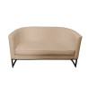 Sofa Glamour MG06 – stylowa z czarną podstawą