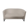 Sofa Glamour MG09 – elegancka z czarną podstawą