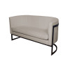 Sofa Glamour MG09 – elegancka z czarną podstawą