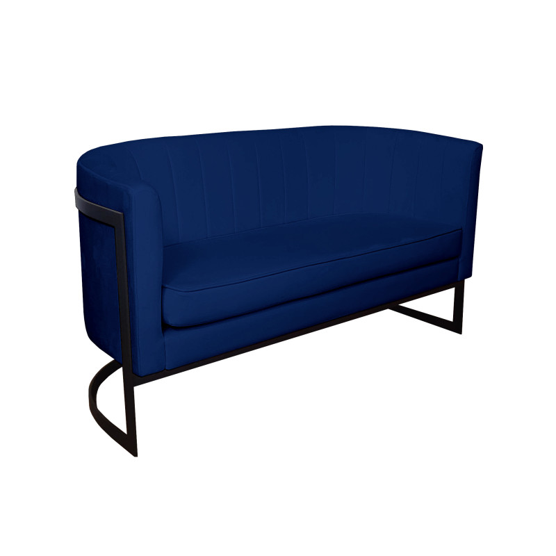 Sofa Glamour MG16 – elegancka z czarną podstawą