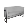 Sofa Glamour MG17 – stylowa z czarną podstawą