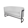 Sofa Glamour MG39 – stylowa z czarną podstawą