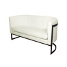 Sofa Glamour MG50 – elegancka z czarną podstawą