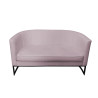 Sofa Glamour MG55 – stylowa z czarną podstawą