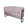 Sofa Glamour MG55 – stylowa z czarną podstawą
