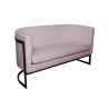 Sofa Glamour MG55 – stylowa z czarną podstawą