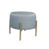 Pufa OLA LOFT BL06 – ławka i podnóżek złoty metal