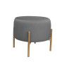 Pufa OLA LOFT BL14 – ławka i podnóżek złoty metal