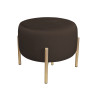 Pufa OLA LOFT MG05 – ławka i podnóżek złoty metal
