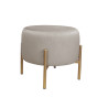 Pufa OLA LOFT MG09 – ławka i podnóżek złoty metal