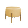 Pufa OLA LOFT MG15 – ławka i podnóżek złoty metal