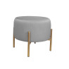 Pufa OLA LOFT MG17 – ławka i podnóżek złoty metal
