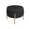 Pufa OLA LOFT MG19 – ławka i podnóżek złoty metal
