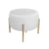 Pufa OLA LOFT MG39 – ławka i podnóżek złoty metal