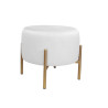 Pufa OLA LOFT MG39 – ławka i podnóżek złoty metal