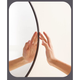 Lustro LOFT YX-04 FI80 – złote okrągłe ścienne