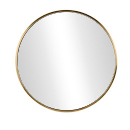 Lustro LOFT YX-04 FI80 – złote okrągłe ścienne