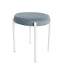 TABORET DIOR STOŁEK LOFT metal podstawa biała BL06