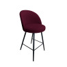 Hoker Trix MG02 podstawa czarna, tkanina Magic Velvet śliwka