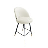 Hoker krzesło barowe Trix podstawa czarna/złota MG50