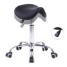 Taboret siodło fryzjerski kosmetyczny do salonu tatuażu czarny C-9284 regulowany