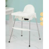 Krzesełko do karmienia dla dzieci białe