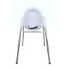 Krzesełko do karmienia dla dzieci białe
