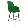 Westa MG25 bar stool in bottle green Magic Velvet
