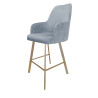 Hoker Westa Bluvel szary błękit - podstawa Profil złota BL06