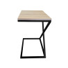 Stolik pomocniczy X LOFT boczny dąb sonoma podstawa czarna