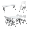 Zestaw mebli Cateringowych ogrodowych Stół + 6 krzeseł