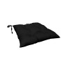 Poduszka wodoodporna na krzesło ogrodowe Oxford czarny 50x50