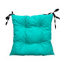 Zestaw 4 poduszek na krzesło ogrodowe Oxford turkus 50x50