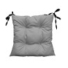 Zestaw 4 poduszek na krzesło ogrodowe Oxford szary 50x50