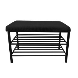 Szafka na buty POSO 135 – czarny stelaż, styl i porządek