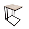 Stolik pomocniczy C LOFT boczny dąb sonoma podstawa czarna