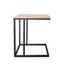 Stolik pomocniczy C LOFT boczny dąb sonoma podstawa czarna