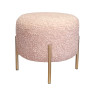 Pufa OLA LOFT Rolf2 – ławka i podnóżek złoty metal