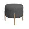 Pufa OLA LOFT Rolf7 – ławka i podnóżek złoty metal