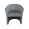 Fotel CLUB Velvet BL14 szary