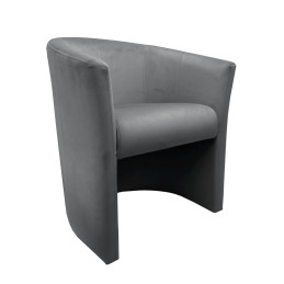 Fotel CLUB Velvet BL14 szary