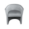 Fotel CLUB szary Velvet MG17