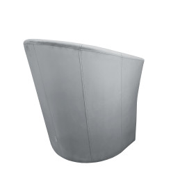 Fotel CLUB szary Velvet MG17